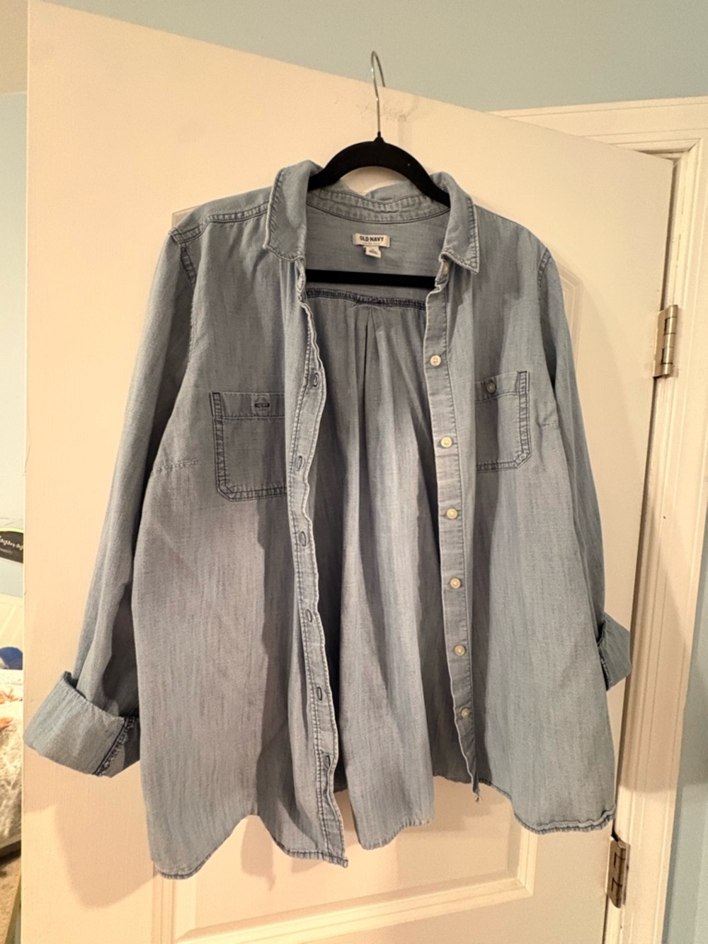 Old Navy Pale Blue Denim Shirt